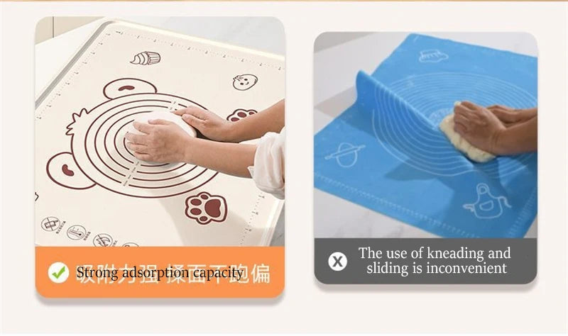 Thicken Oversize 70/65/50cm Silicone Baking Mat Pastry Rolling