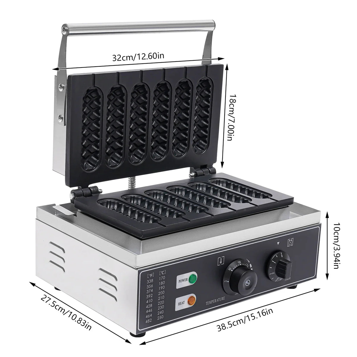 1500w Dog Machine Molds Time Temp Control Non-Stick
