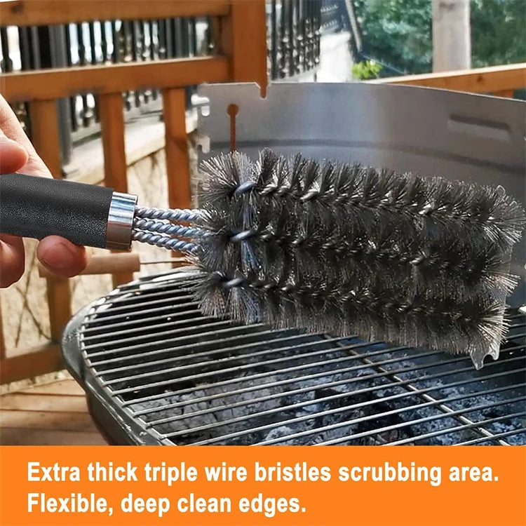 Lmetjma Safe Grill Brush Scraper Deluxe Handle 18