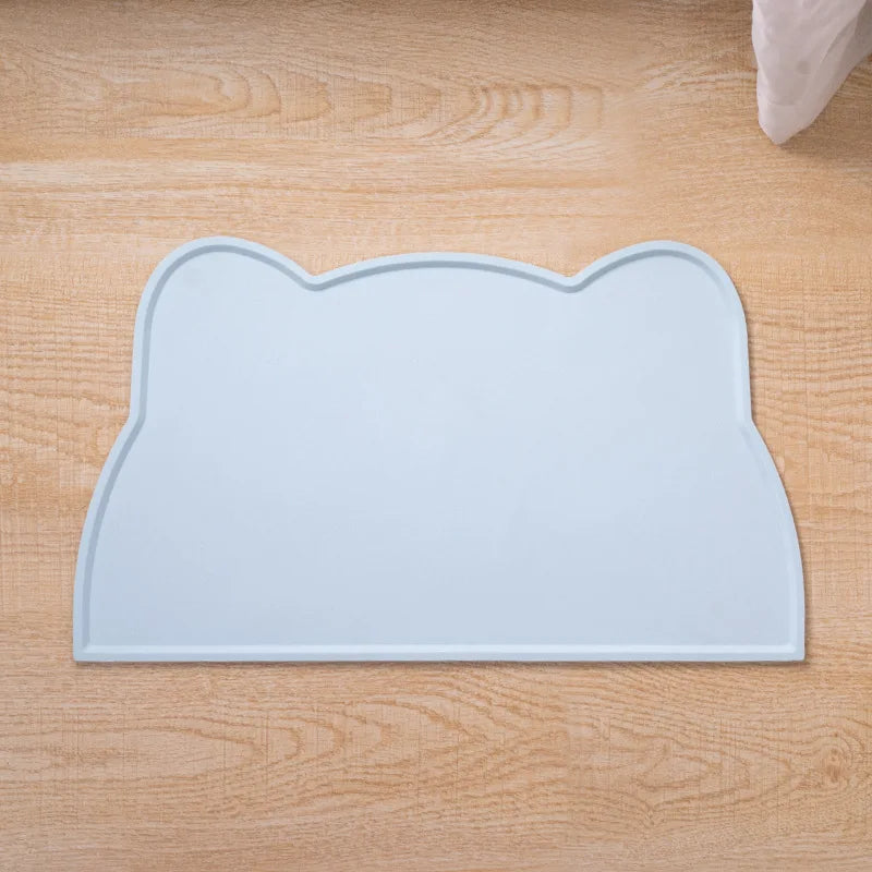 1pc Cat Dog Meal Mat Pet Silicone Mat