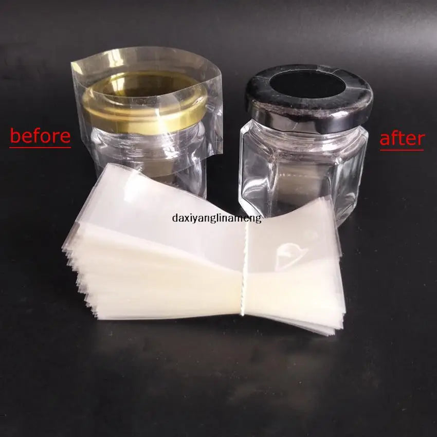 400pcs Bottle Mouth Heat Shrinkable Film Bottle Cap