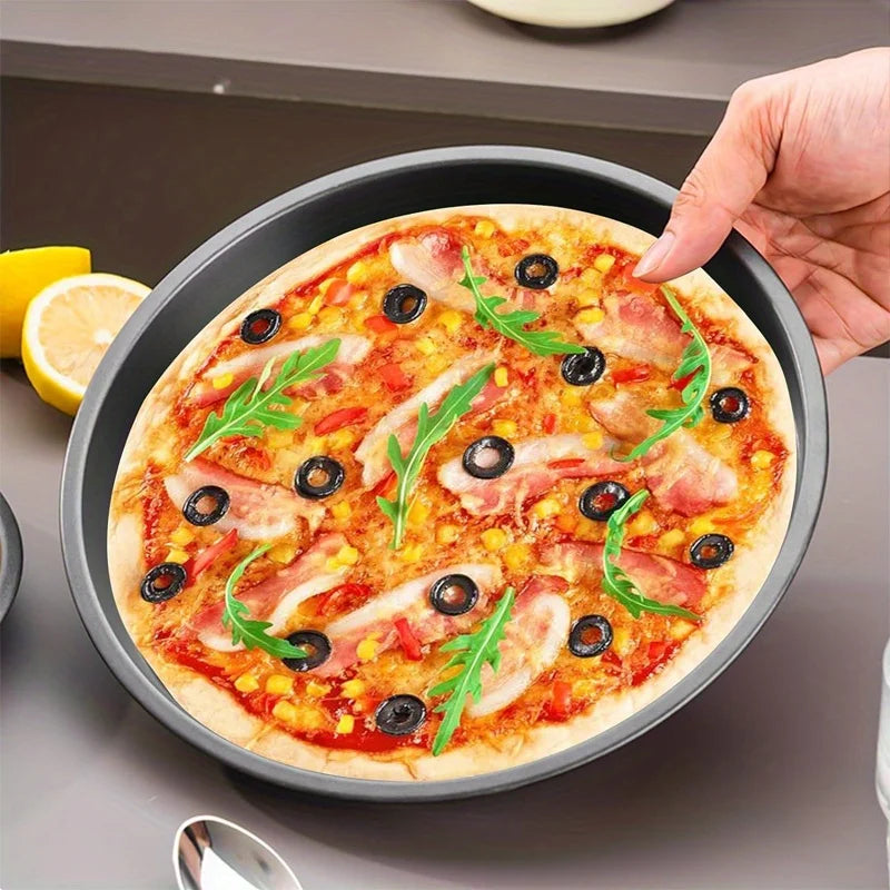 Nonstick Pizza Pan Carbon Steel Round Baking Tray