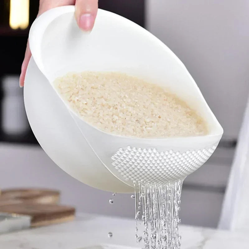 1pc - Plastic Drain Basket Filter Rice Bowl