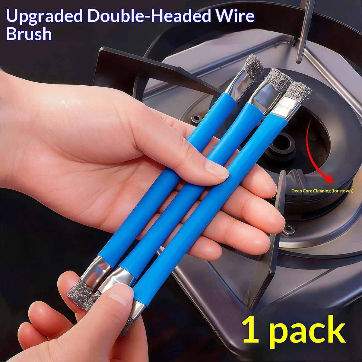 Esd Anti Static Double Head Steel Wire Brush