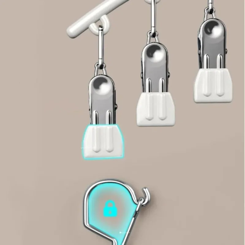 Windproof Plastic Laundry Drying Rack Clips Indoor Outdoor