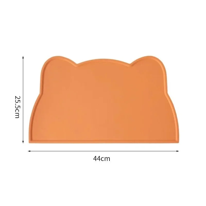 1pc Cat Dog Meal Mat Pet Silicone Mat