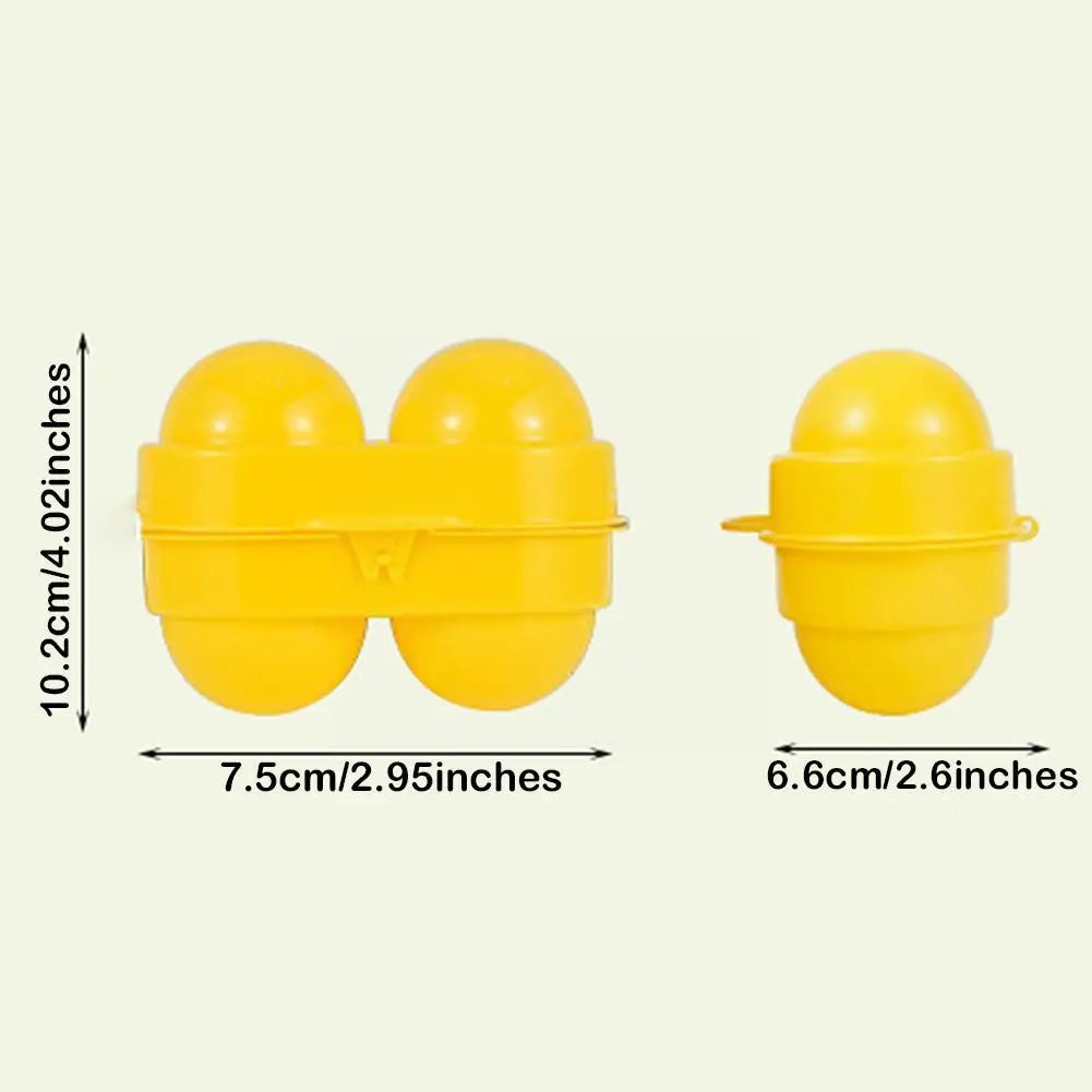 Grid Egg Storage Box Container Plastic Egg Holder