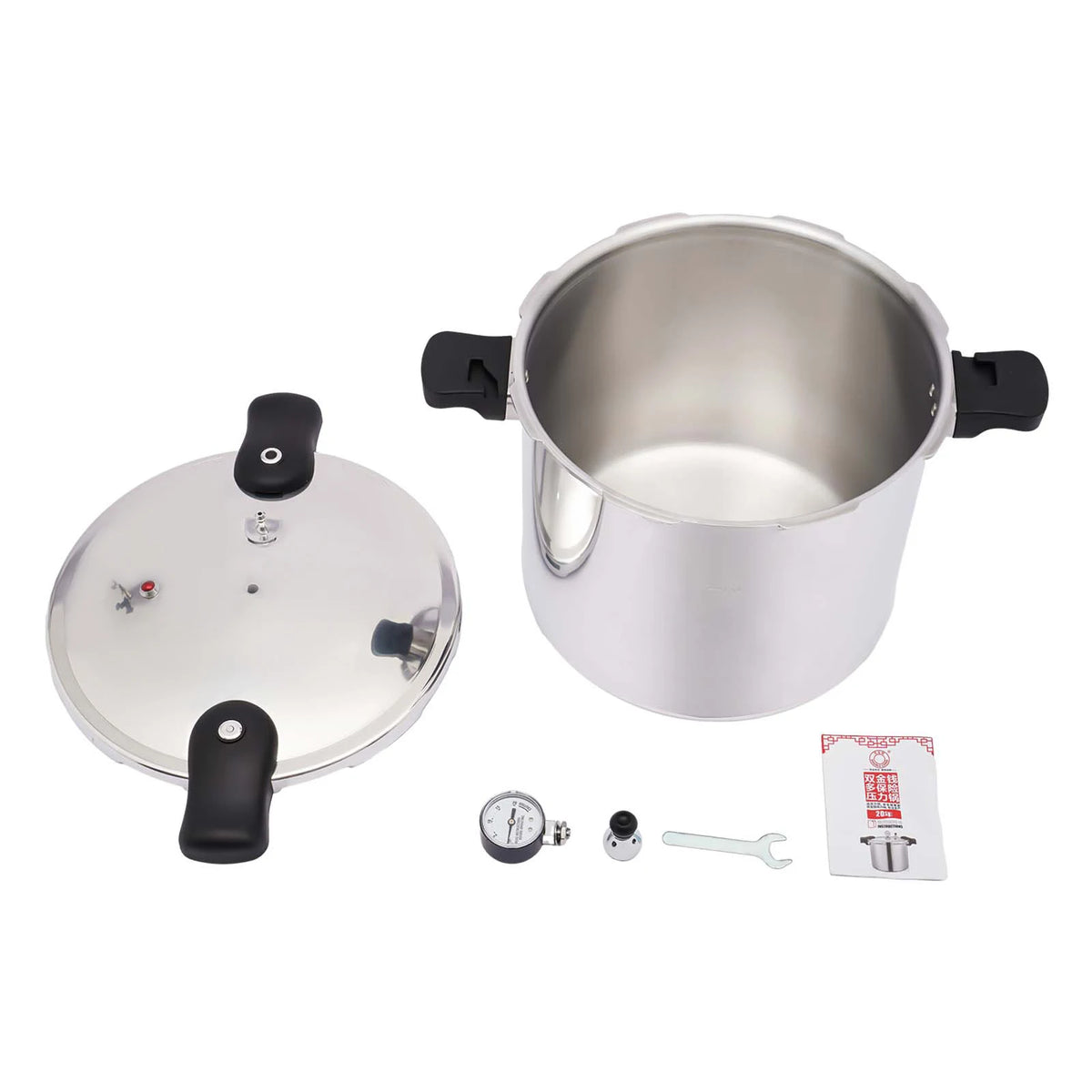 22l Large Capacities Pressure Cooker 90kpa Commercial Stainless
