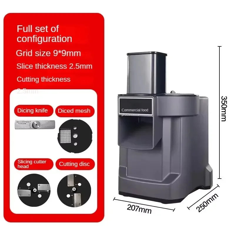 Vegetable Cutter Commercial High Power Family Party Automatic