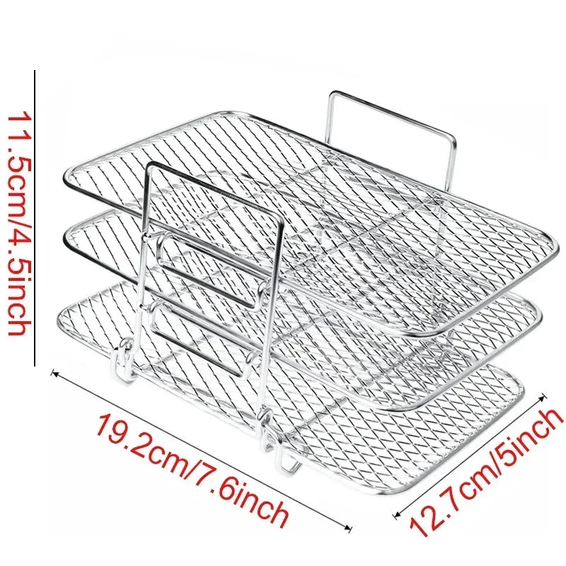 Square/Round/Rectangle Oven Grill Racks Multi-Layer Detachable