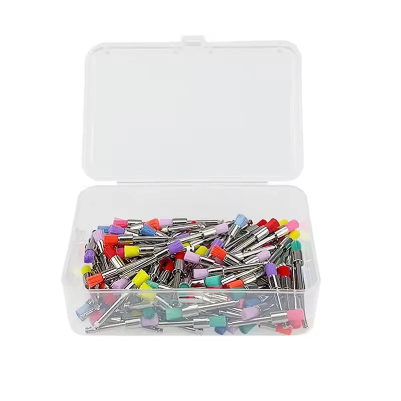 100pcs/Box Dental Prophy Brushes Disposable Latch Type Tooth