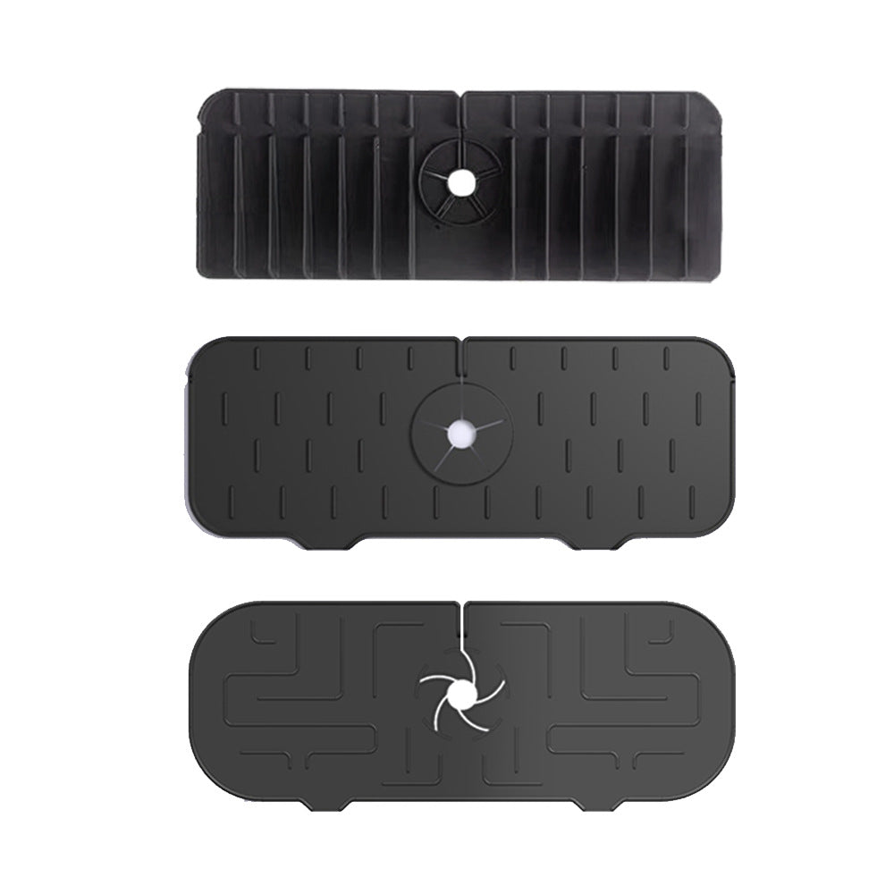 Faucet Absorbent Mat Silicon Sink Splash Guard Drain