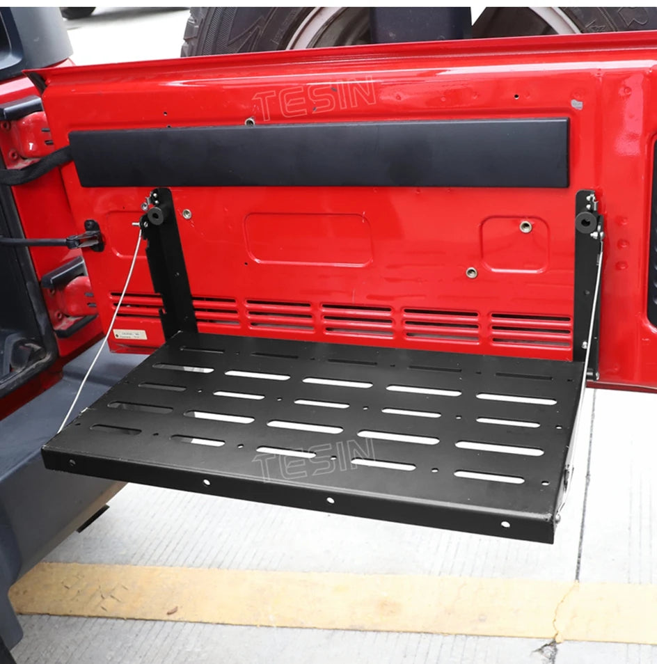 Tesin Car Rear Door Foldable Shelf Tailgate Table