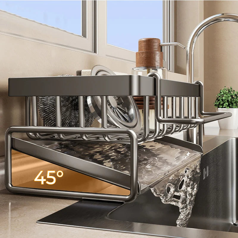 Sink Cleaning Storage Rack Drain Organizer Sponge Cleanser