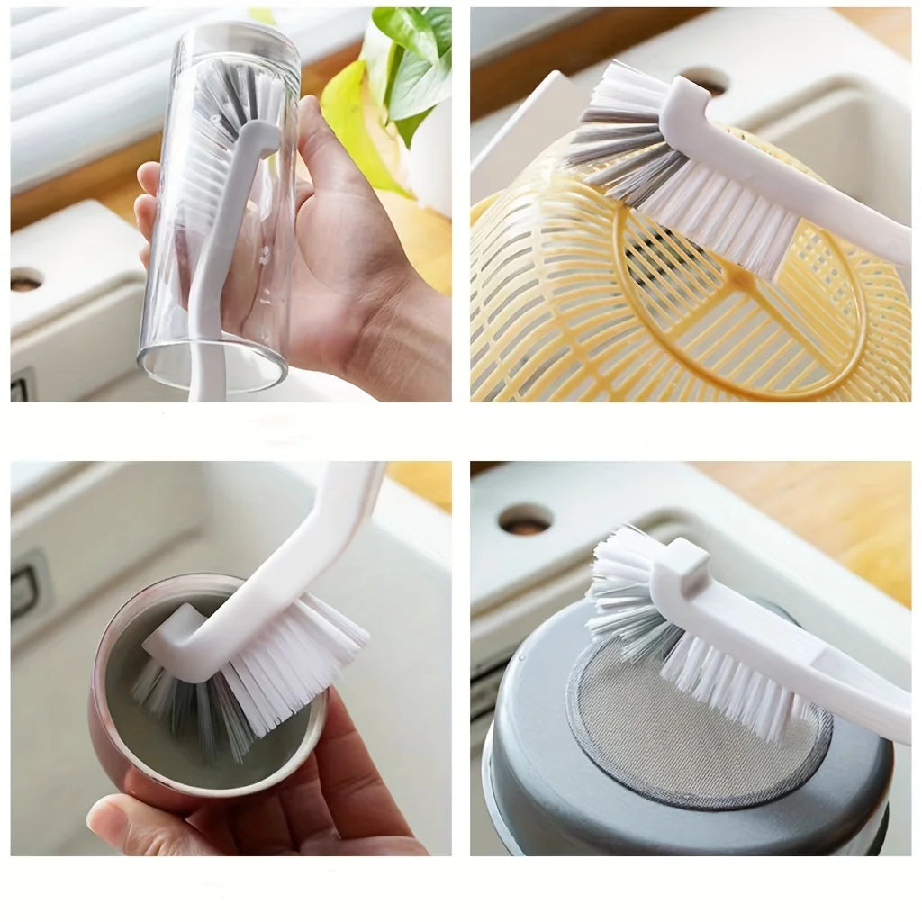 1/3pcs Scrub Brush Long Handle Cleaning Brush Stiff