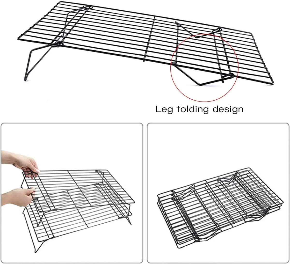 Stainless Steel Layer Foldable Non Stick Wire Grid