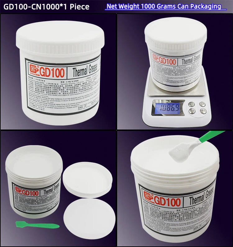 Gd900 Gd007 Gd-2 Thermal Grease Net Weight 1000g