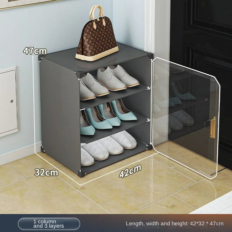 Small-Scale Foldable Cabinets Living Room Multilayer Large Space