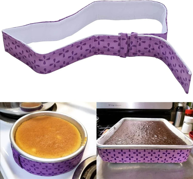 Lmetjma Bake Even Strip Cake Pan Dampen Strips