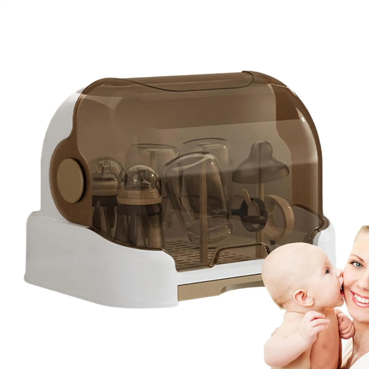 Baby Bottle Drying Rack Toddler Bottles Storage Box
