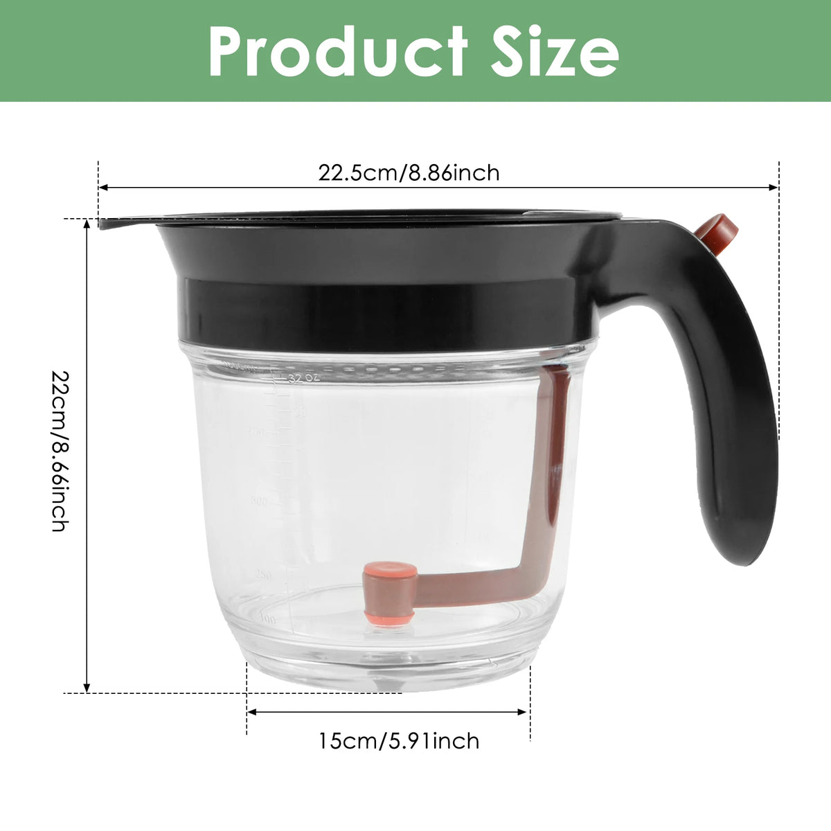 Fat Separator Bottom Release Efficient Oil Separator