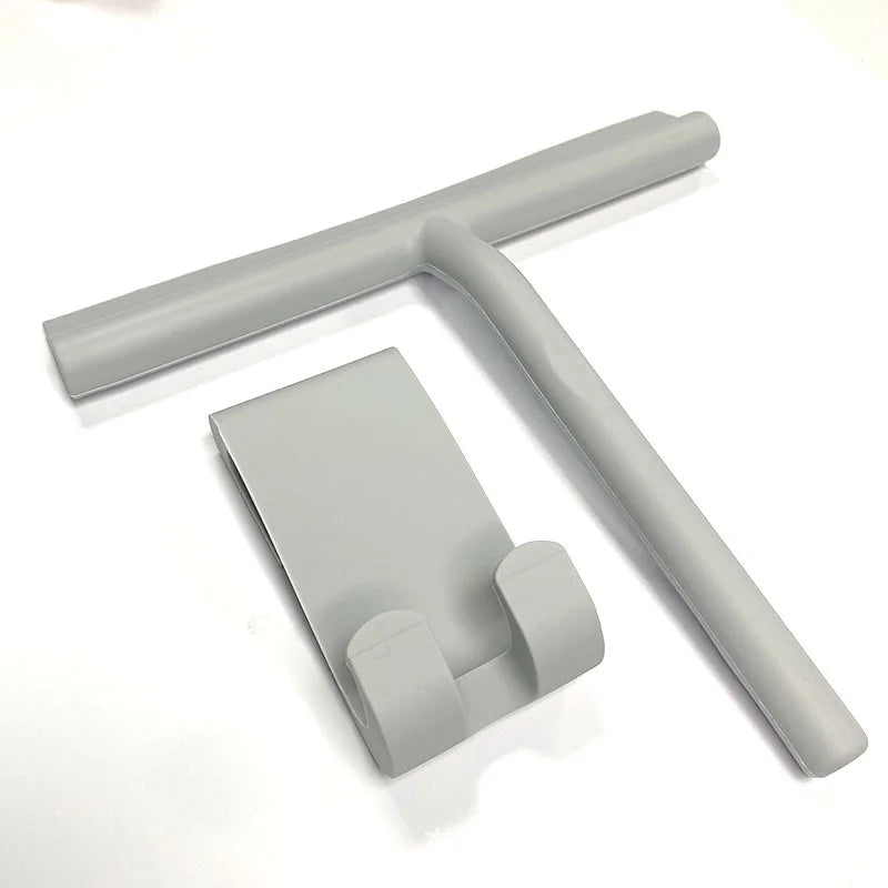 Shower Squeegee Glass Clean Scraper Washing Wiper Hanger