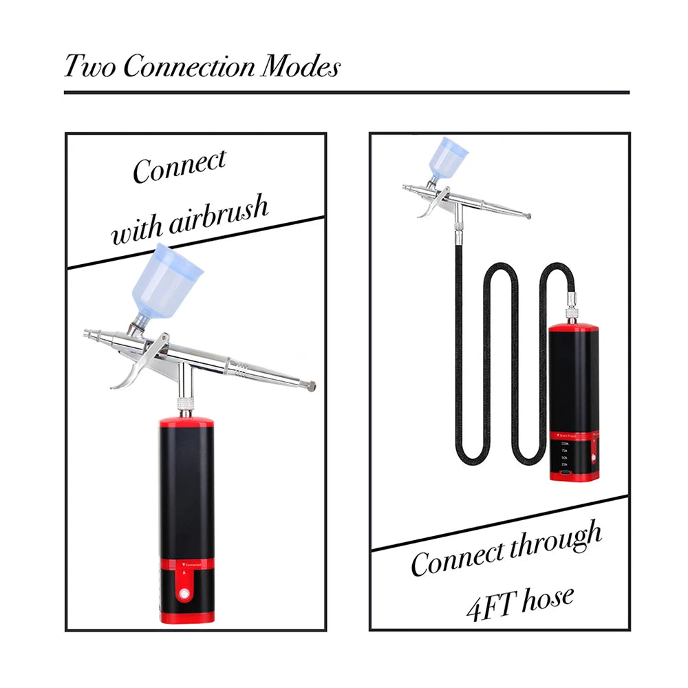 Tm100-116w Professional Mini Airbrush Compressor Kit Cake