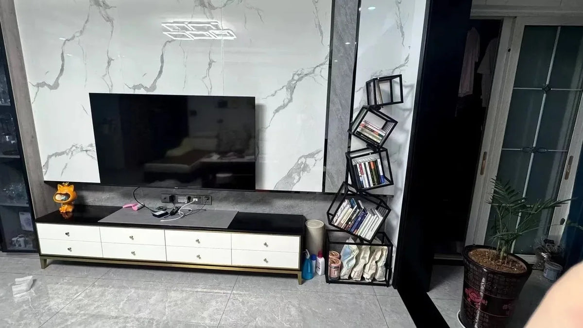 Modern Living Room Decor Iron Art Shelf Office