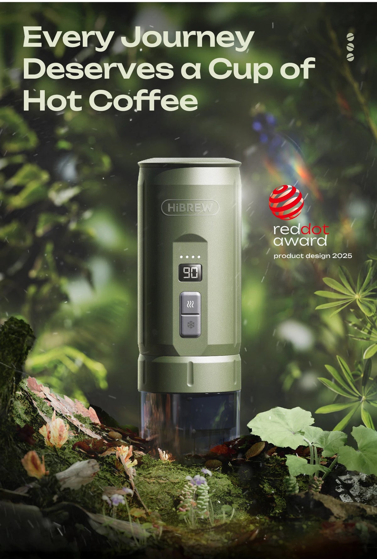 Hibrew H4c Espresso Coffee Machine 3in1 Travel Coffee