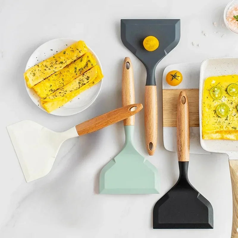 Silicone Spatula Cooking Utensils Beef Meat Egg Scraper