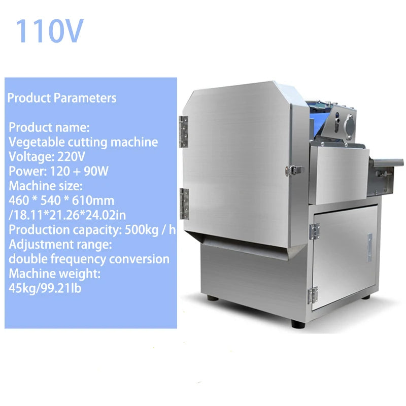 Commercial Restaurant Electric Vegetable Slicer Fully Automatic