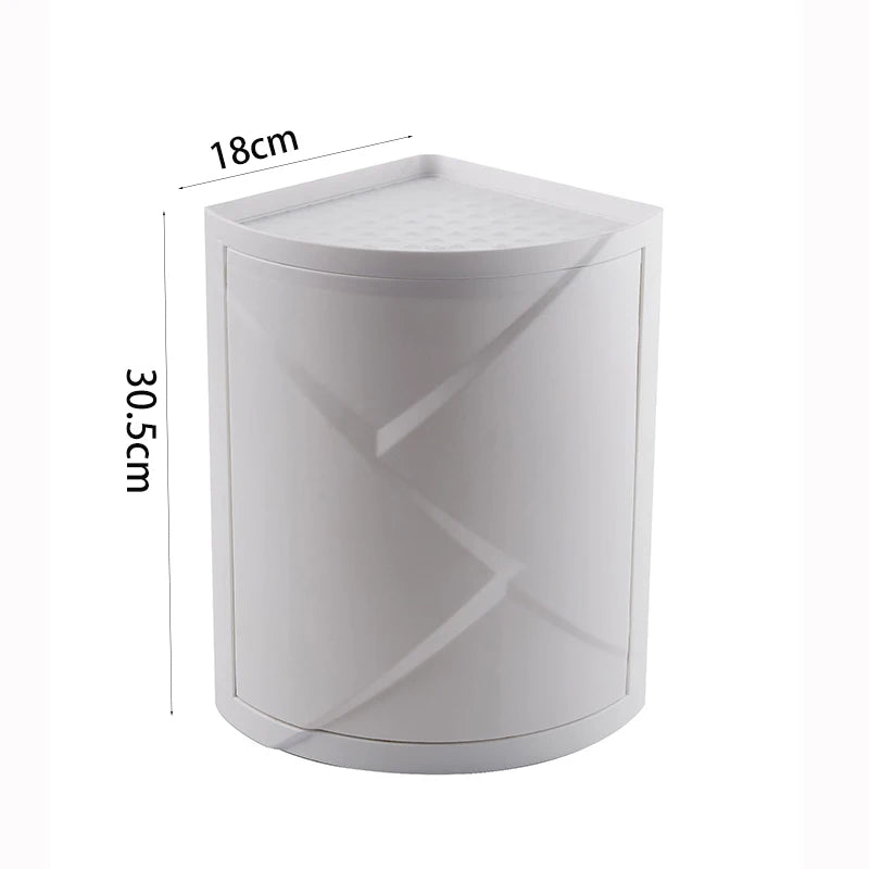 Rotatable Layered Adjustable Shelf Bottle Holder Condiment
