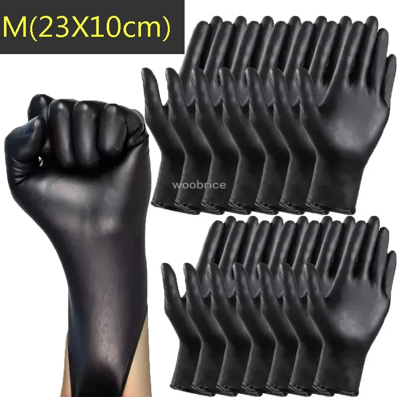 Gloves Disposible Latex Black Nitrile Pvc Gloves Housework