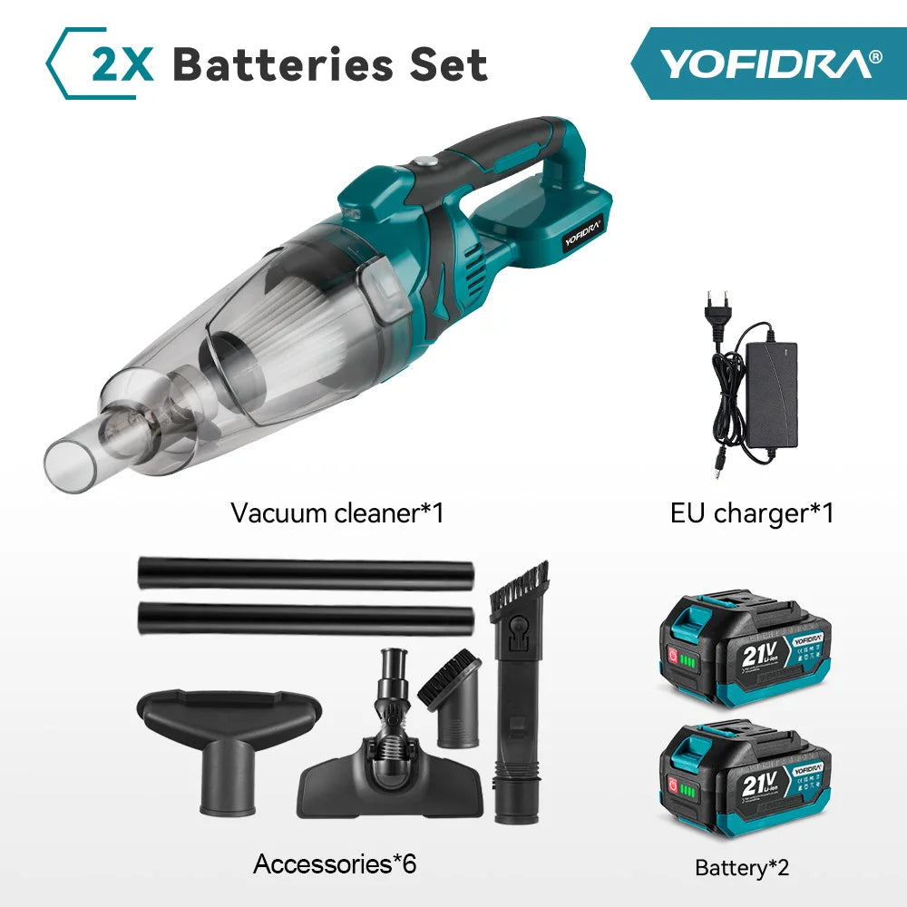 Yofidra Cordless Handheld Vacuum Cleaner Fit Powerful