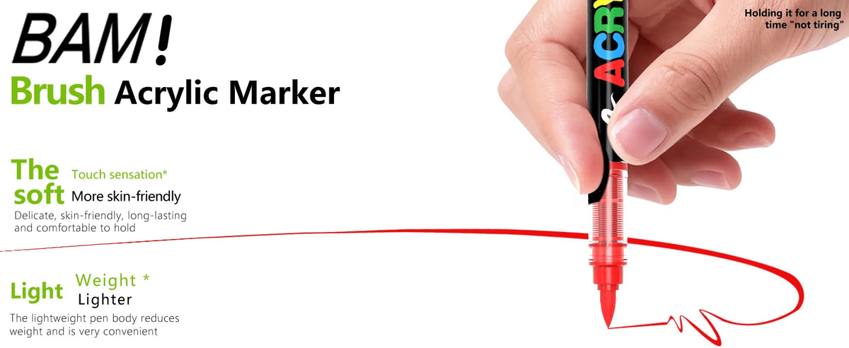 Guangna 12/360/408 Colors Acrylic Paint Pen Markers Acrylic