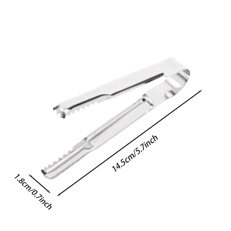 Barbecue Clip Stainless Steel Bbq Tongs Salad Food