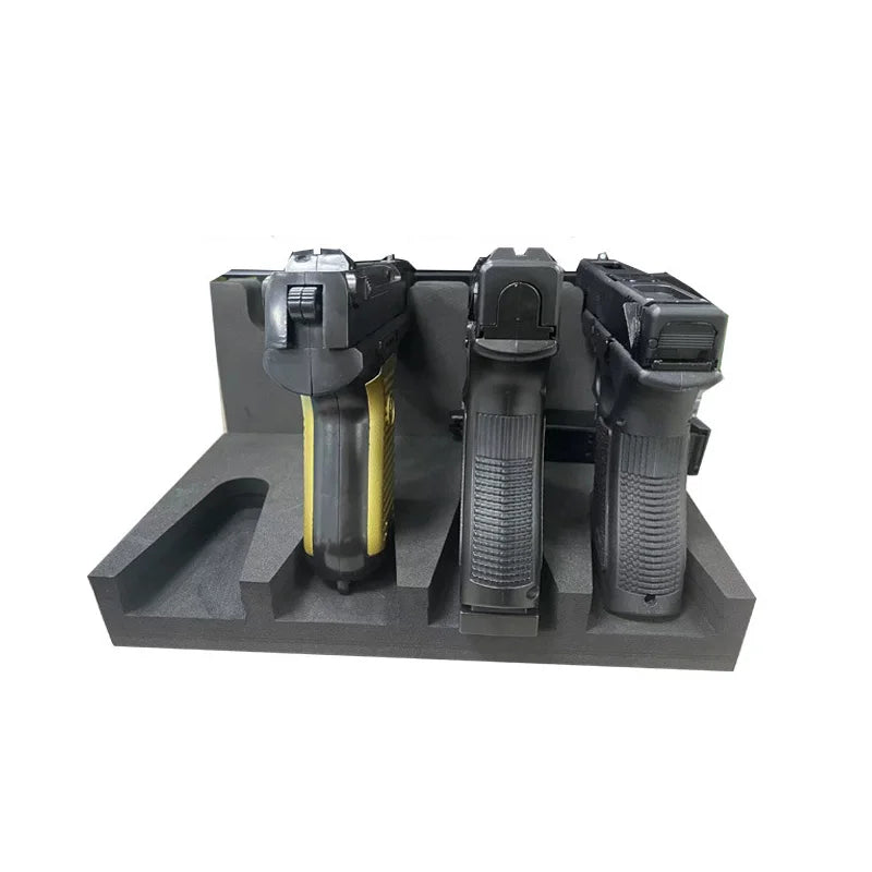Rack Organizer Slots Soft Foam Pistol Holder Gun