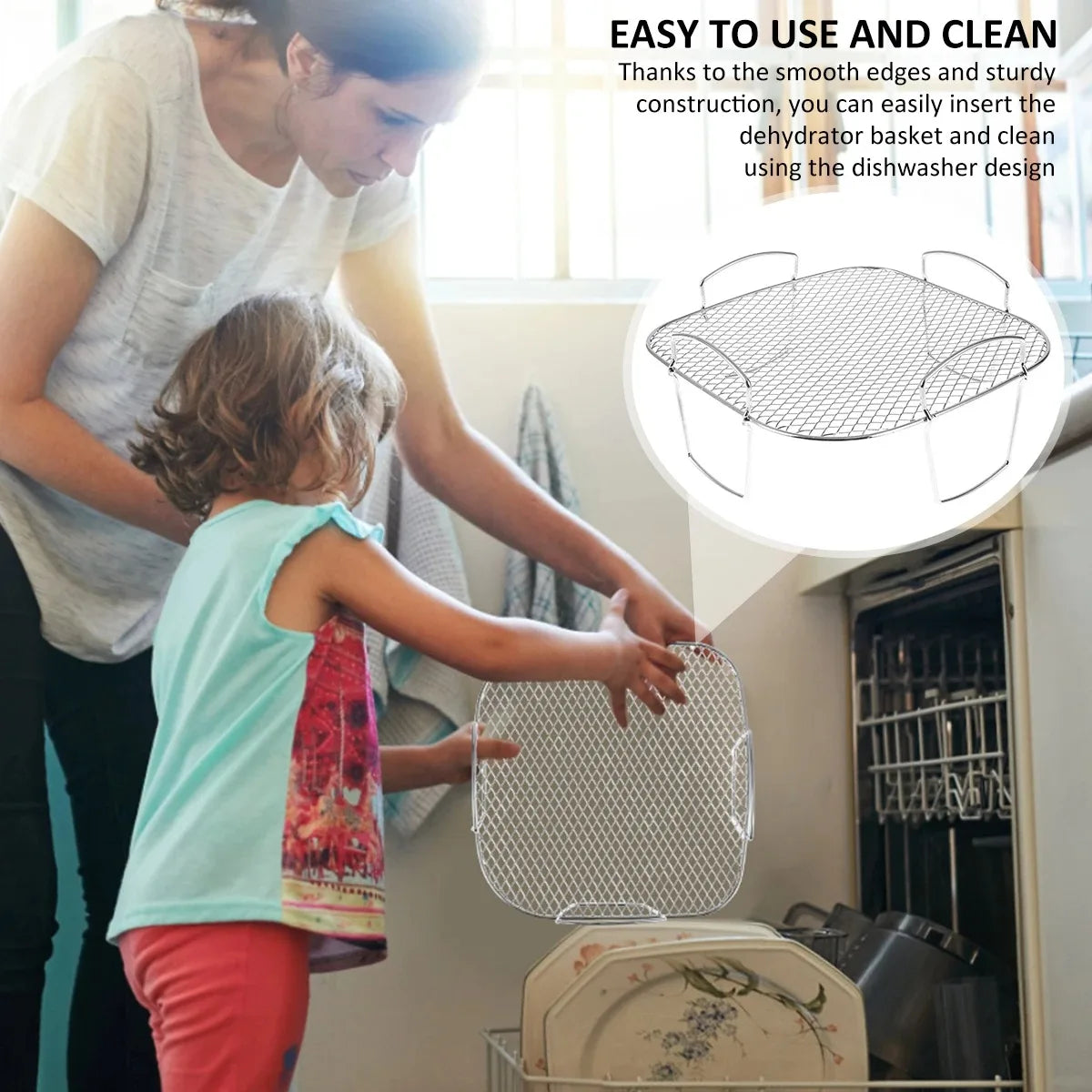Multi-Functional Baking Rack Air Fryer Dehydrator Bbq Steaming