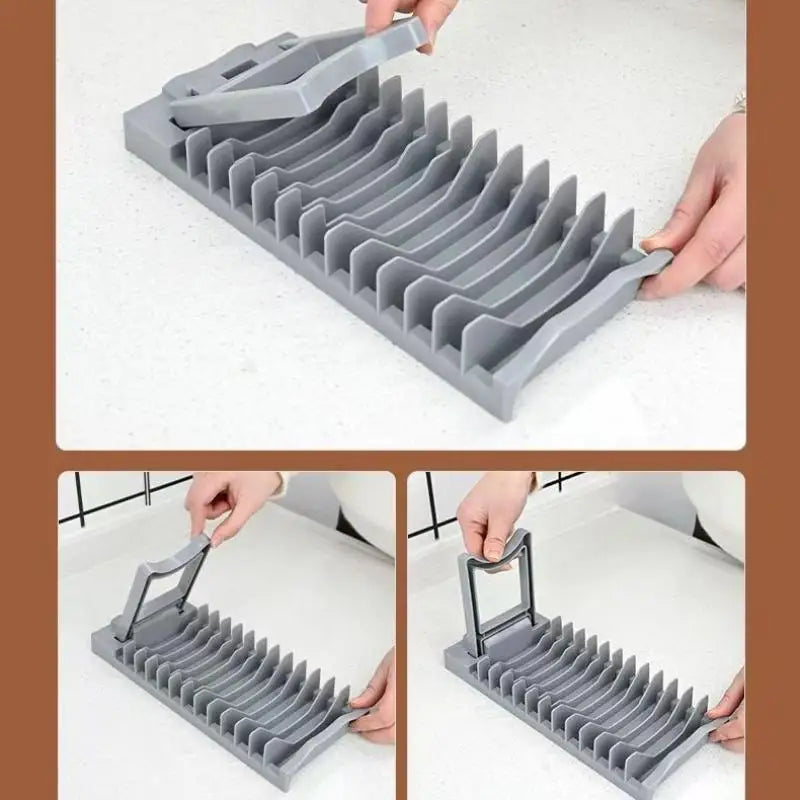 Dishware Storage Rack Sink Disposal Shelf Use Tabletop