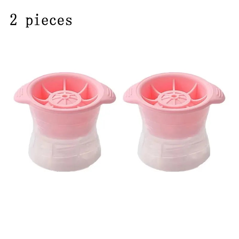 1/2pcs Bar Whiskey Round Ice Cube Maker Silicone