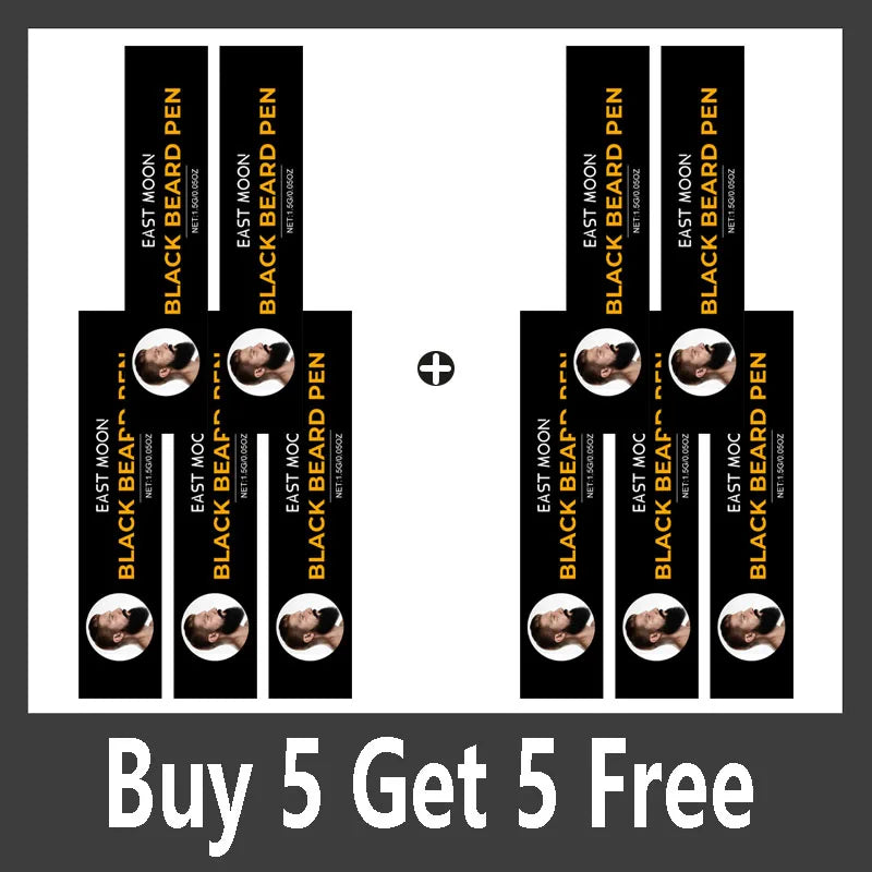 Instant Beard Filler Pen Brush Comb Disposable Waterproof