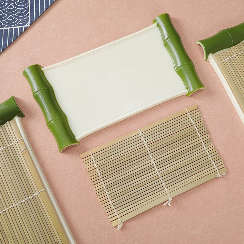 Japanese Dish Pot Dish Creative Tableware Bamboo Curtain