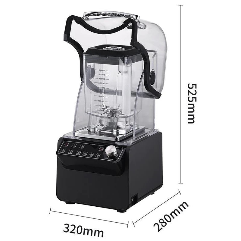 1800w Heavy Duty Commercial Grade Blender Mixer Juicer
