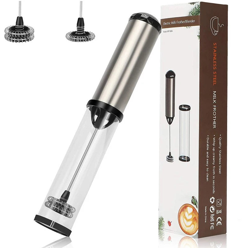 Electric Milk Frother Foam Maker Handheld Coffee Foamer