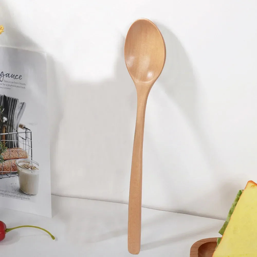 Wooden Spoon Catering Cooking Soup Tea Spoon Cooking