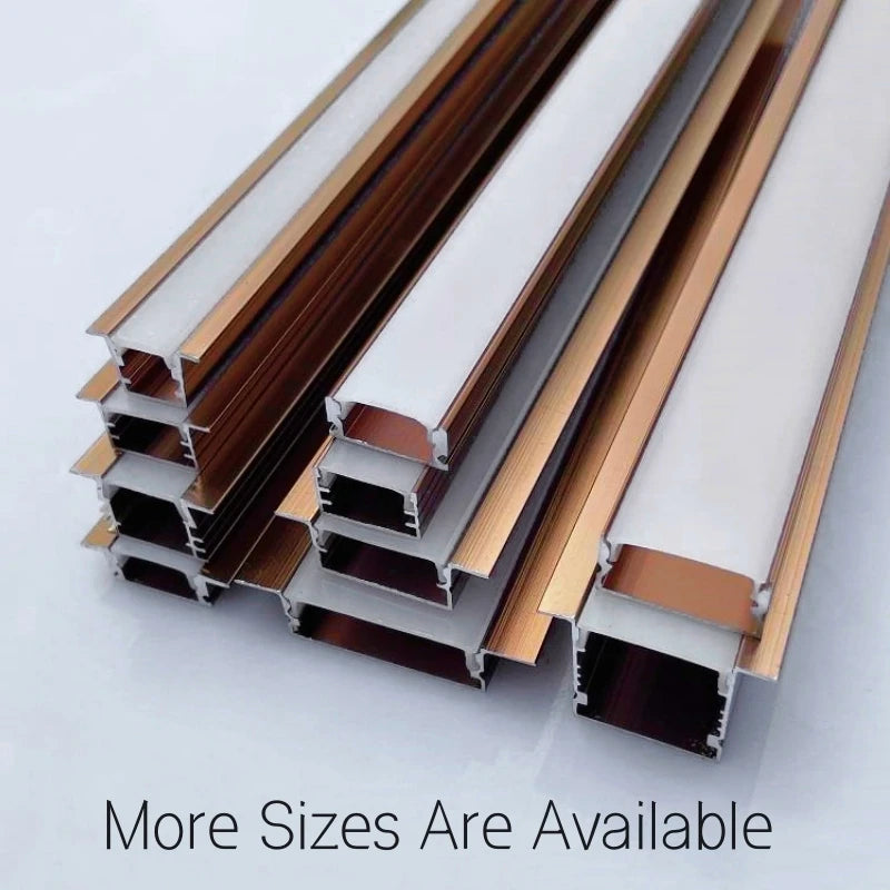 Rose Gold U/Yw Style Led Aluminum Profile 5050