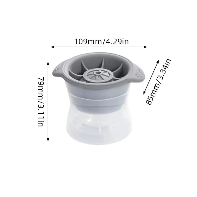 1/2pcs Bar Whiskey Round Ice Cube Maker Silicone