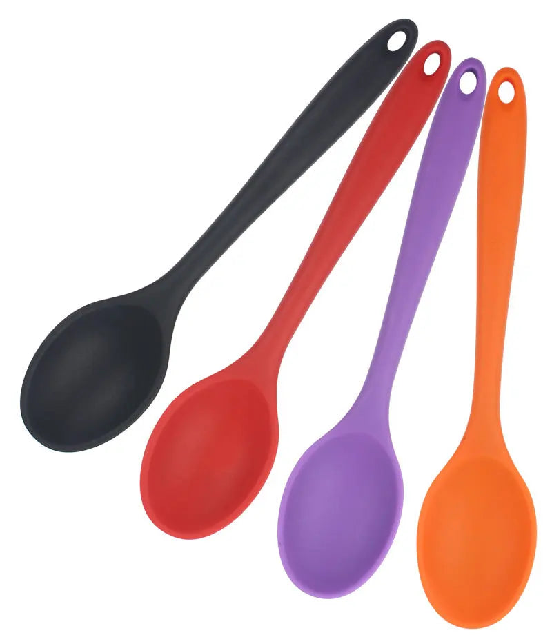 Silicone Spoon Integrated Rice Spoon Multicolor Silica Gel