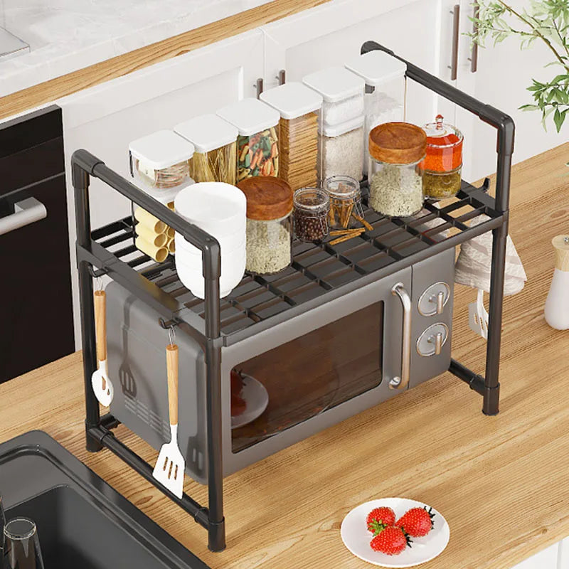 Multi-Purpose Storage Rack - Thickened Adjustable Shelf Microwave