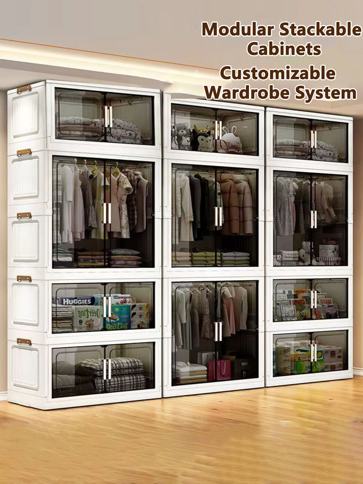 Storage Cabinet Folding Storage Box Living Room Toy